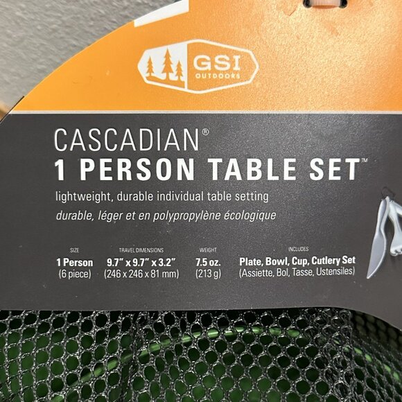 1-Person Table Set and Fleet Farm Travel Mug - Picture 3 of 4